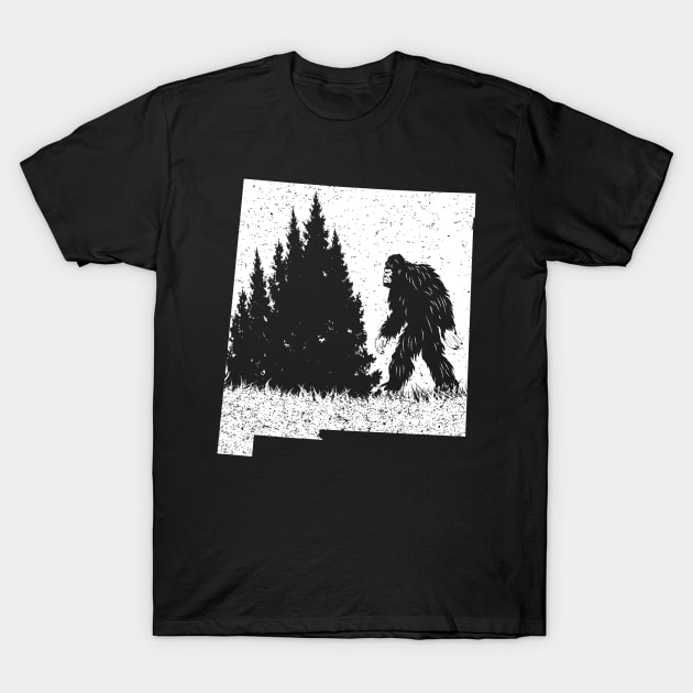 New Mexico Big Foot T-Shirt by Tesszero